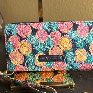 Simply Southern Tropical Pineapple Wallet